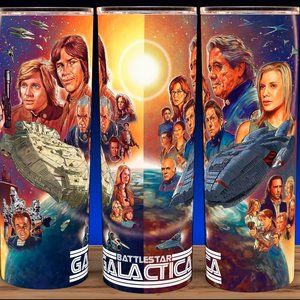 Battlestar Galactica Old Meets New Scifi Cup Mug Tumbler